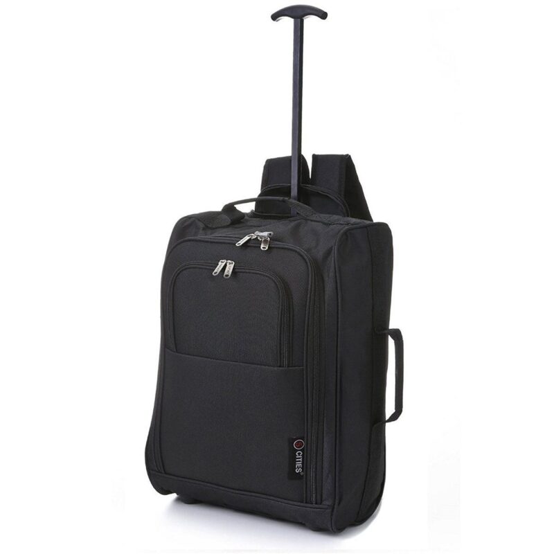 5 Cities 5Cities Cabin Trolley Backpack - Black