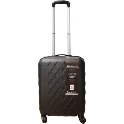 Borderline 30L Hard Shell ABS Cabin Case with Built-in Lock - Black