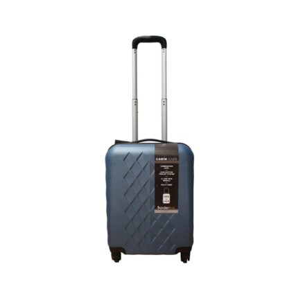 Borderline 30L Hard Shell ABS Cabin Case with Built-in Lock - Blue