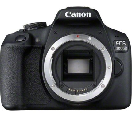 CANON EOS 2000D DSLR Camera - Body Only, Black