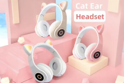 Cat Ear Wireless Foldable Headphones in 7 Colours
