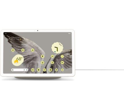 GOOGLE Pixel 11" Tablet - 128 GB, Porcelain, Cream,White