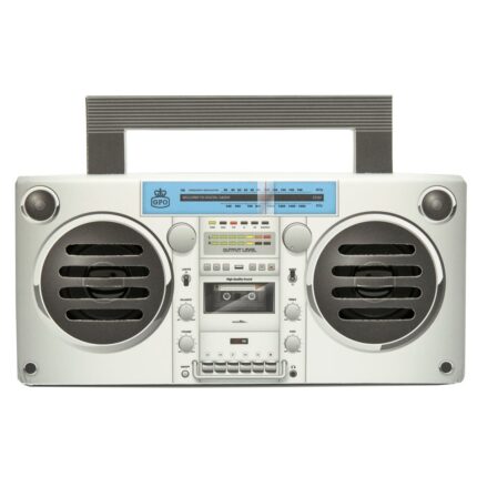 GPO BRONX Mini Portable Bluetooth Speaker - Silver