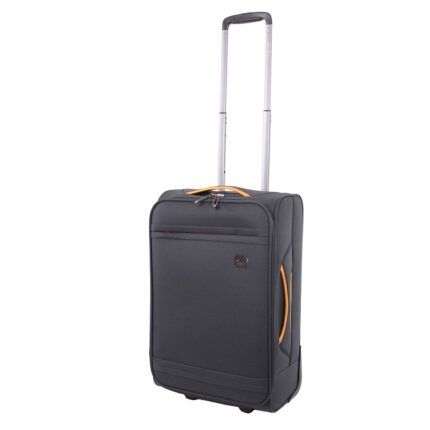 Gino Ferrari Zara EVA Small Suitcase - Grey/Orange
