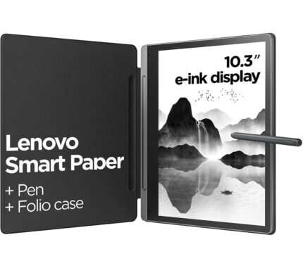 LENOVO Smart Paper 10.3" eReader - 64 GB, Storm Grey, Black