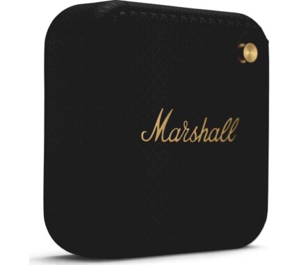 MARSHALL Willen Portable Bluetooth Speaker - Black & Brass, Black,Gold