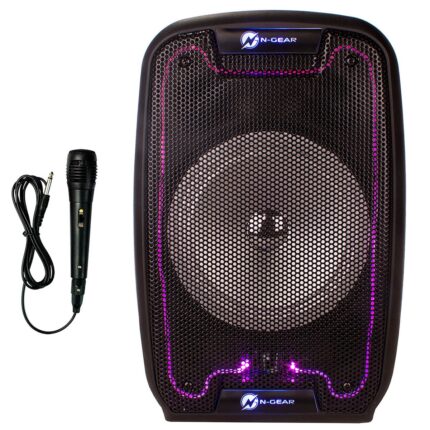 N-GEAR THE FLASH 810 Portable Bluetooth Trolley Speaker with LED Lights - 150W