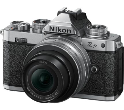 NIKON Z fc Mirrorless Camera with NIKKOR Z DX 16-50 mm f/3.5-6.3 VR Lens - Silver, Silver/Grey