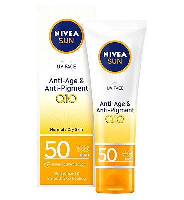 NIVEA SUN UV Face Anti-Age & Anti-Pigment Sun Cream SPF50 50ml