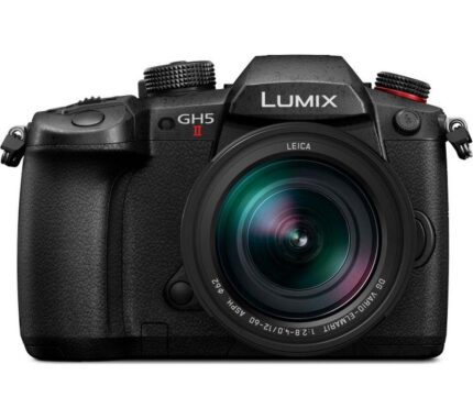 PANASONIC Lumix DC-GH5M2 Mirrorless Camera with Leica 12-60 mm f/2.8-4 Lens - Black, Black