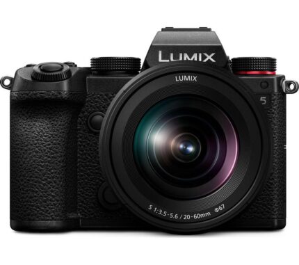 PANASONIC Lumix DC-S5KE-K Mirrorless Camera with 20-60 mm f/3.5-5.6 Lens - Black, Black