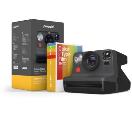 POLAROID Now Generation 2 Instant Camera Everything Box - Black, Black