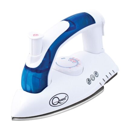 Quest 35330 Travel Steam Iron - White and Blue