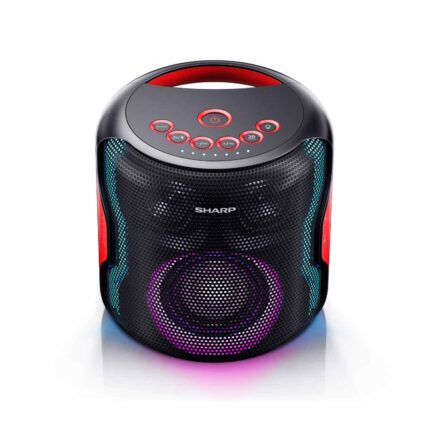 Sharp Ps-919(bk) 130W Portable Party Speaker System With Bluetooth Music Streaming