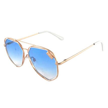 Storm Metal Fashionable Sunglasses With Hex Lens Silver/Blue