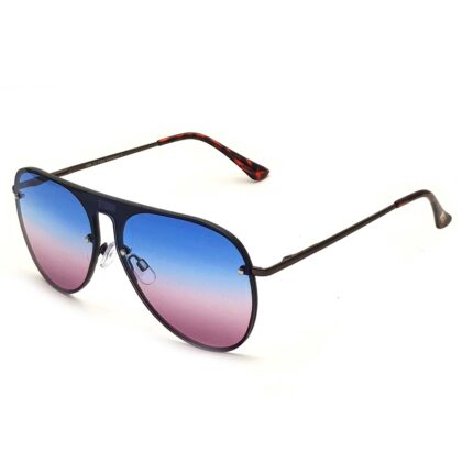Storm Ocean Lens Aviator Fashionable Men's Sunglasses Blue/Purple