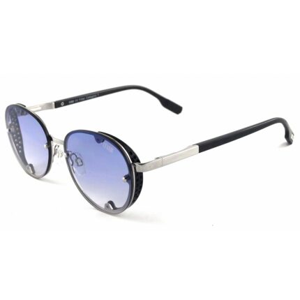 Storm Side Shield Round Durable Material Fashionable Unisex Sunglasses Black