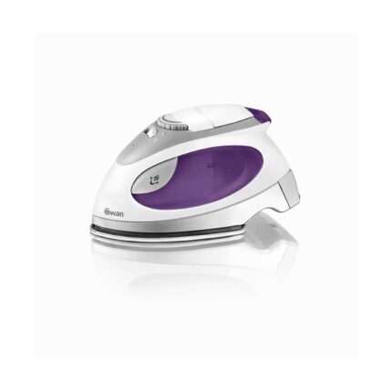 Swan SI3070N Travel Iron With Pouch - White & Purple