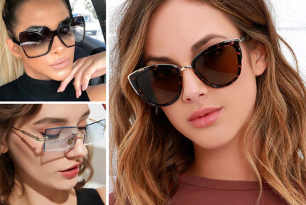 Women's Sunglasses - Rimless, Oversized & Cat Eye Styles!