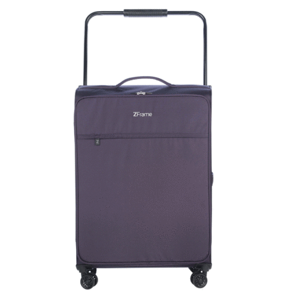 Z Frame Zframe Double Wheel Suitcase 22" - Purple