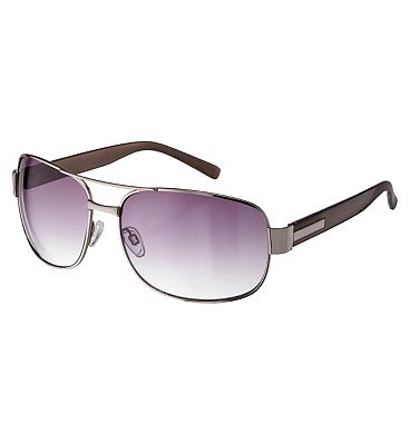 Boots Mens Sunglasses - Shiny Gunmetal and Pewter Frame