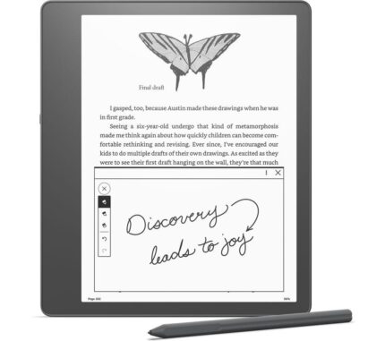 AMAZON Kindle Scribe 10.2" eReader - Basic Pen, 16 GB, Tungsten Grey, Silver/Grey