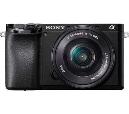 SONY a6100 Mirrorless Camera with E PZ 16-50 mm f/3.5-5.6 OSS Lens, Black
