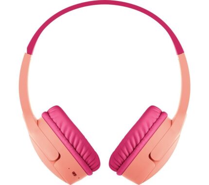 Belkin SoundForm Mini AUD004BTPK Kids Headphones - Pink, Pink