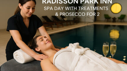 4* Radisson Park Inn Manchester Spa Day with 2 Treatments, Prosecco & Spa Access for 2 - Perfect for Your Valentine | Wowcher