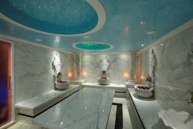 Spa Day for 2: Turkish Hammam, Moroccan Bath, Chocolate Body Mask & £10 Voucher at Crystal Palace Spa, London - Mother's Day Gift | Wowcher